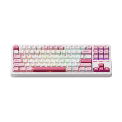 Akko TAC87 Prunus Lannesiana Mechanical Keyboard Front View