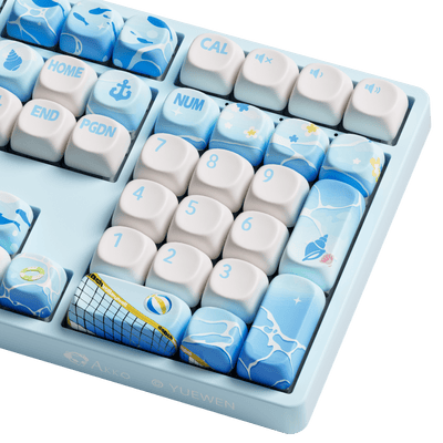 Team Blue Rain 5108B Plus Mechanical Keyboard Right Keycap Details