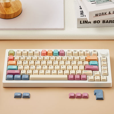 Akko MonsGeek Timeline keycap Set Install on the Keyboard Details