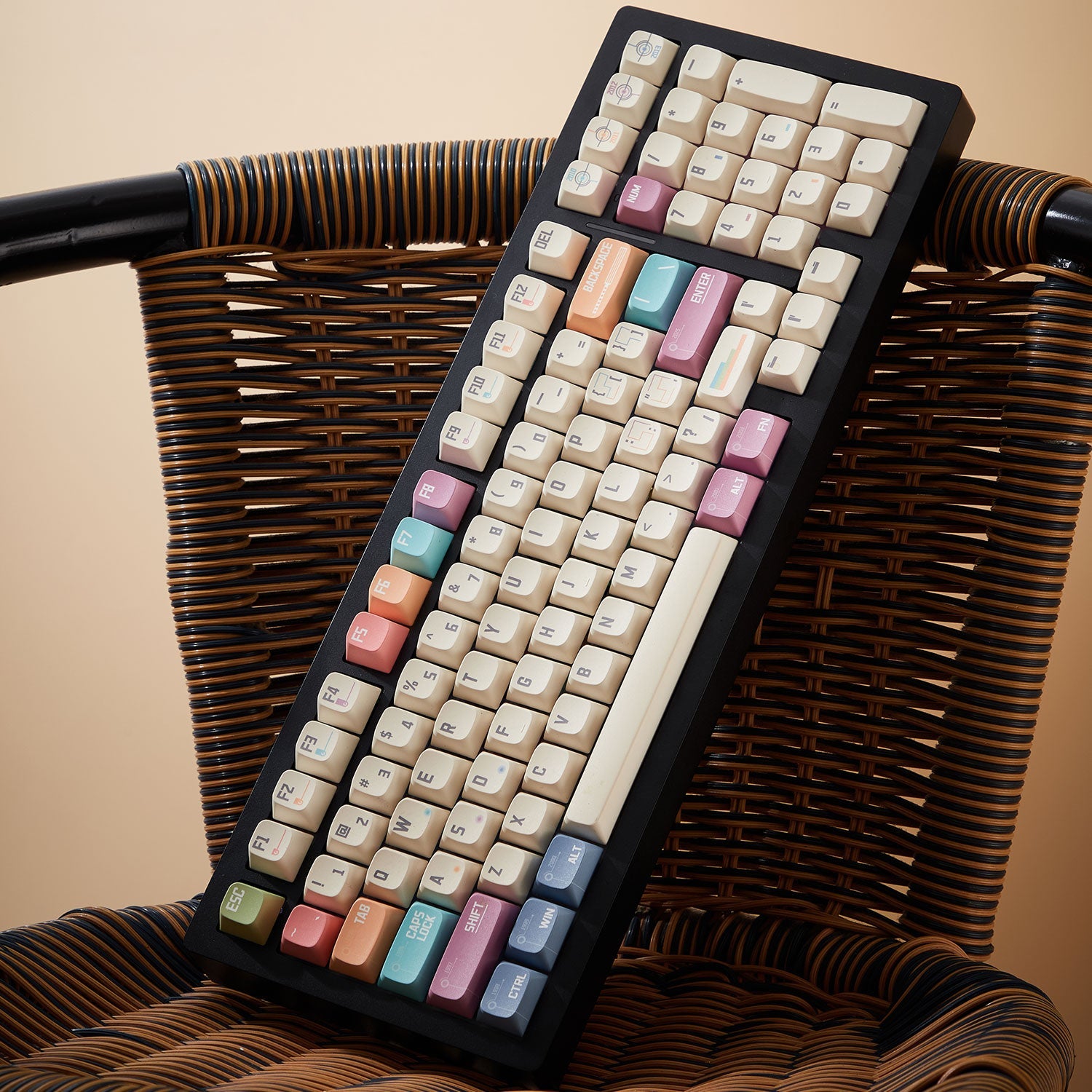 Akko MonsGeek Timeline keycap Set Install on the Keyboard