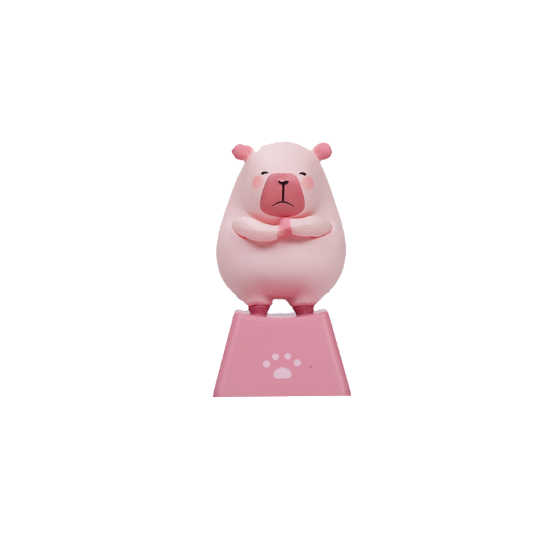 Akko-Zoom-Artisan-Keycap-Capybara-Pink