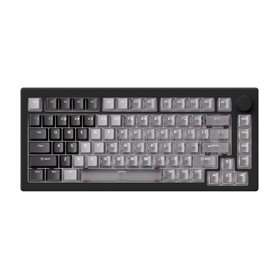 Akko 5075 V3 HE Gradient Hybrid White Transparent(Black Case)