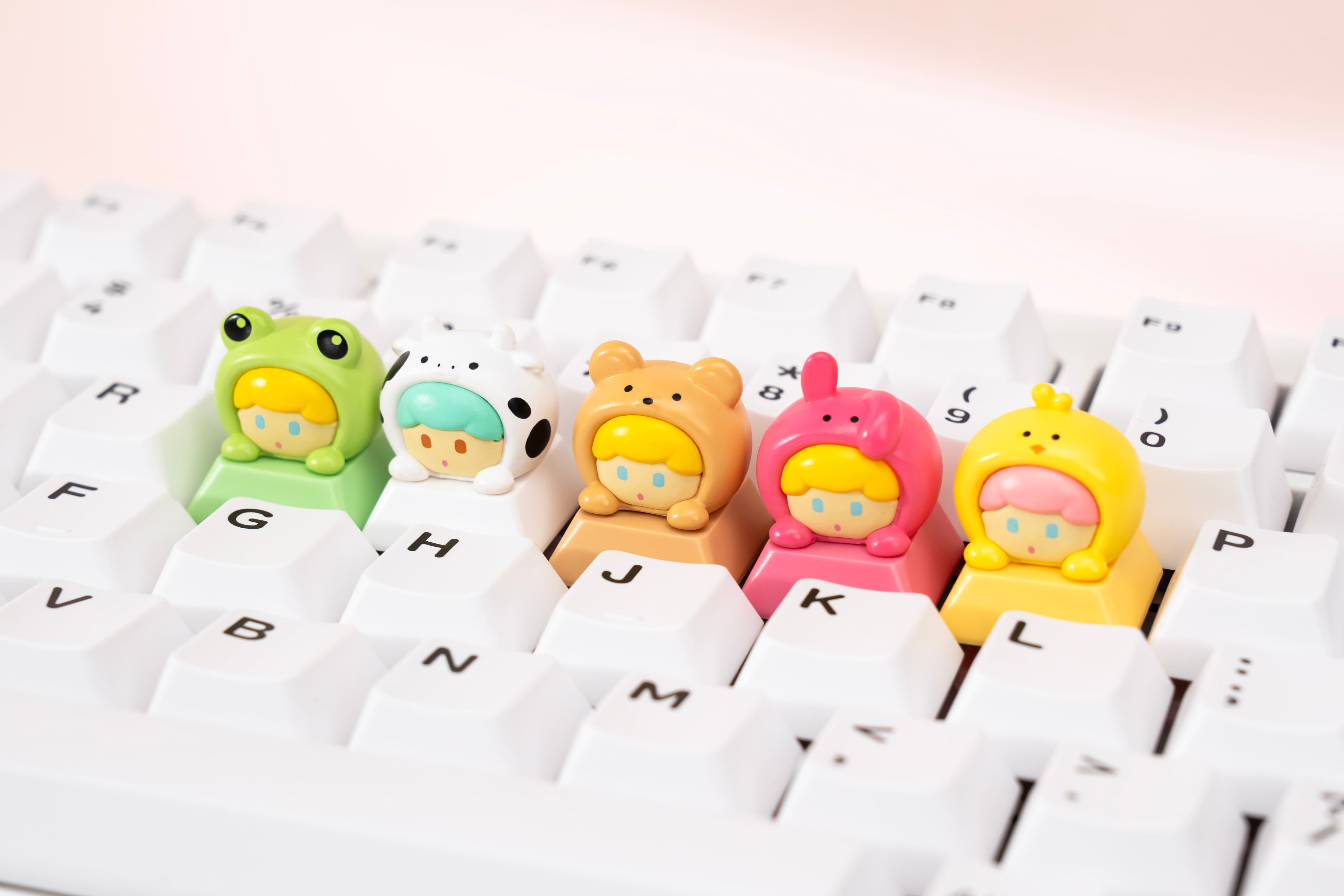 Akko artisan Animal keycaps switch tester