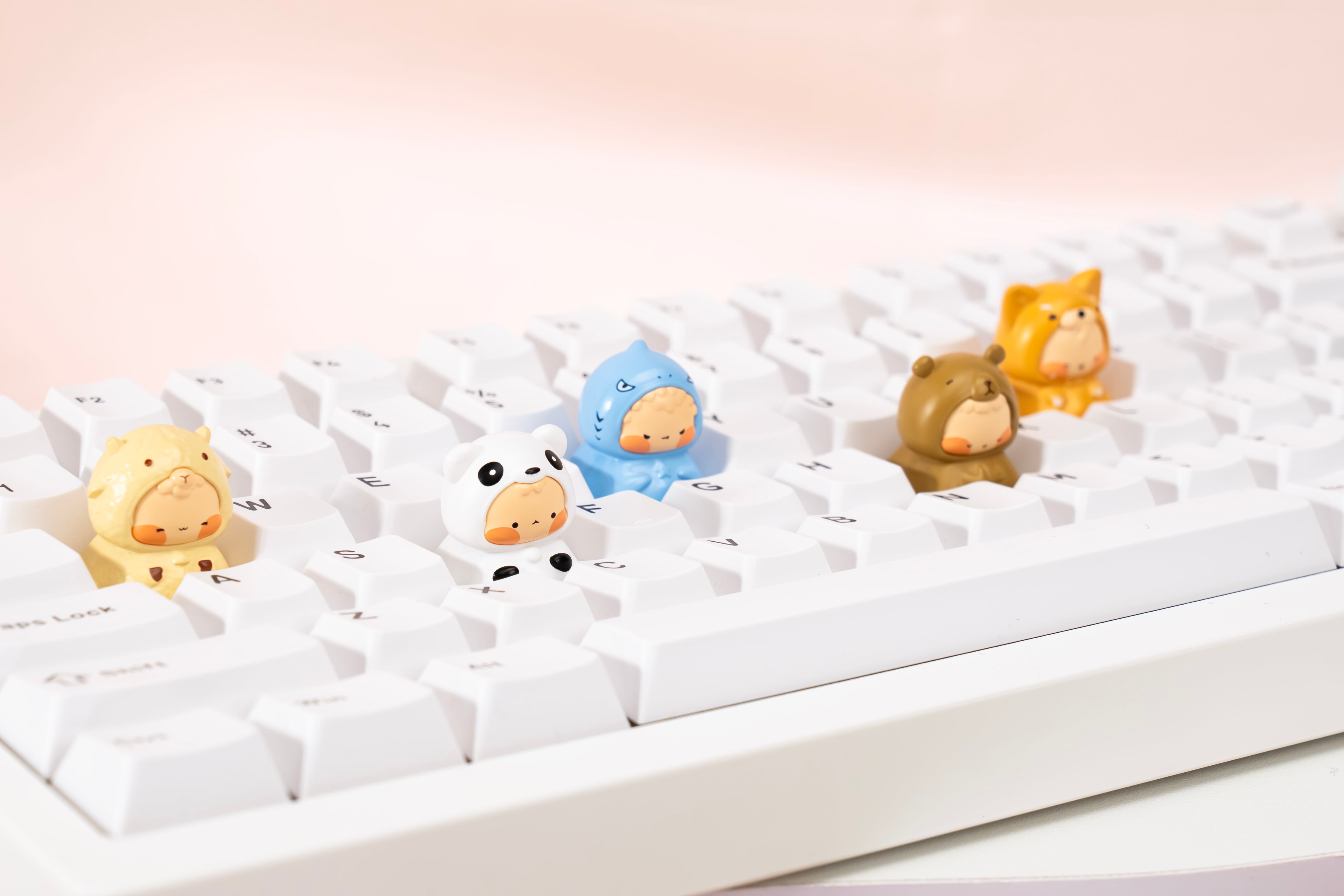 Akko artisan Animal keycaps switch tester