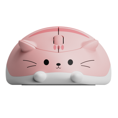 핑크 앵글 고양이 마우스