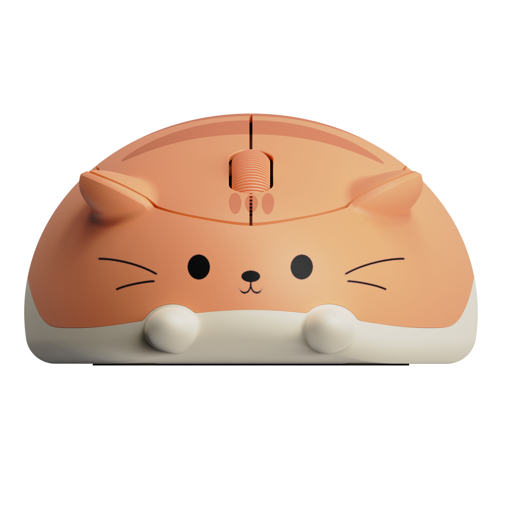 Cat Theme 마우스 - 오랜지 케이트