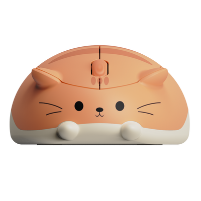 오랜지 케이트 고양이 마우스