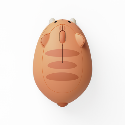 오랜지 케이트 고양이 마우스