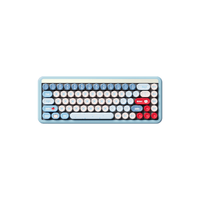 Akko Apple Wave BottleCap Keycaps Set Installed on 65% Keyboard