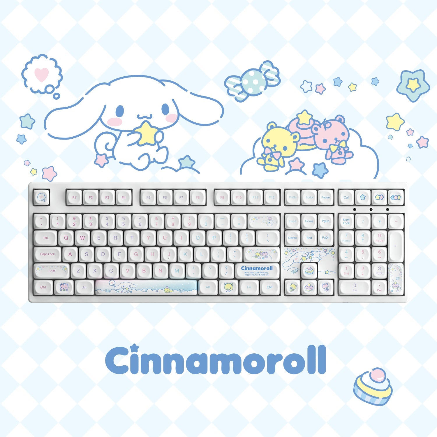 Cinnamoroll 3108RF 기계식 키보드