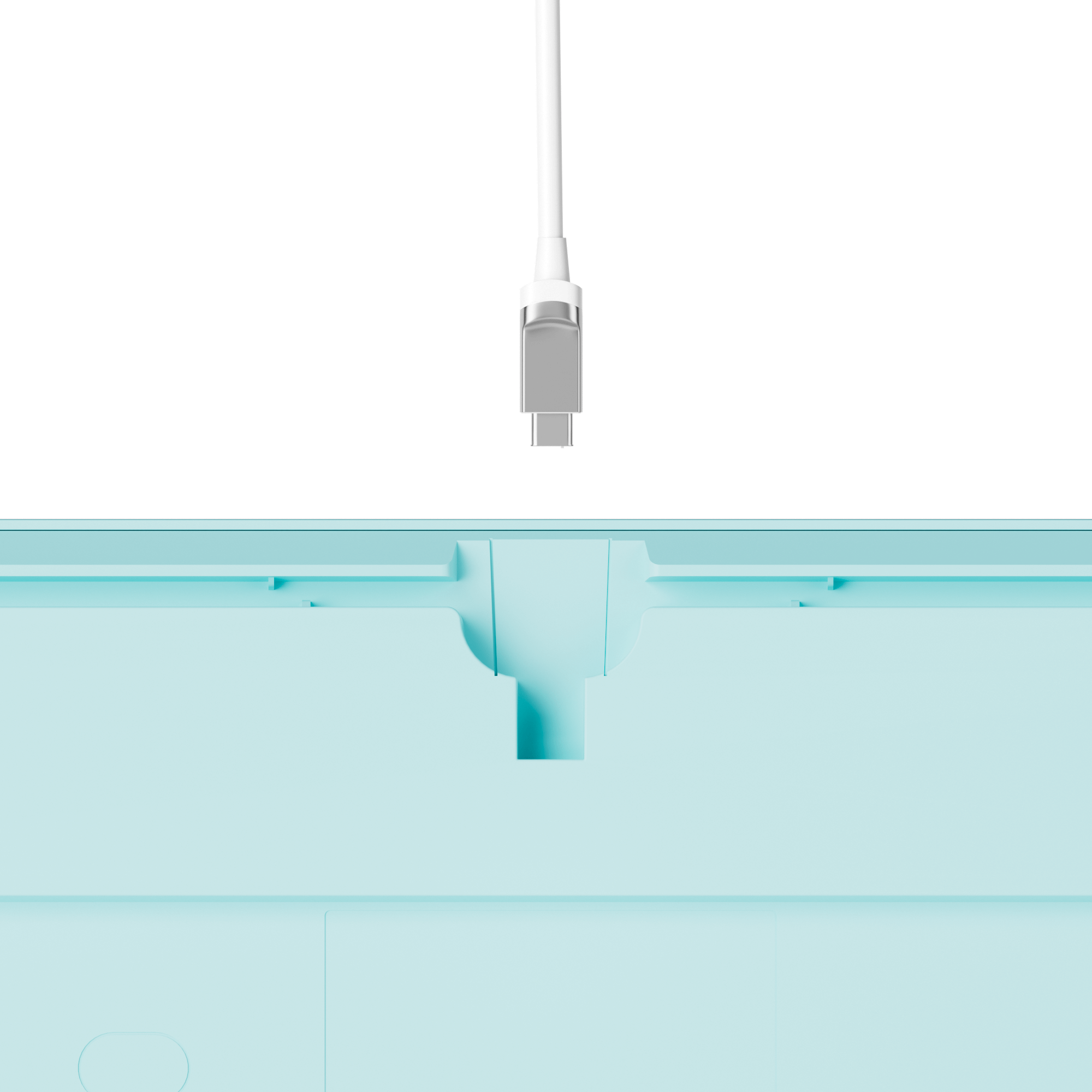 Hatsune Miku 5108B Plus Full Size Mechanical Keyboard Cable Interface