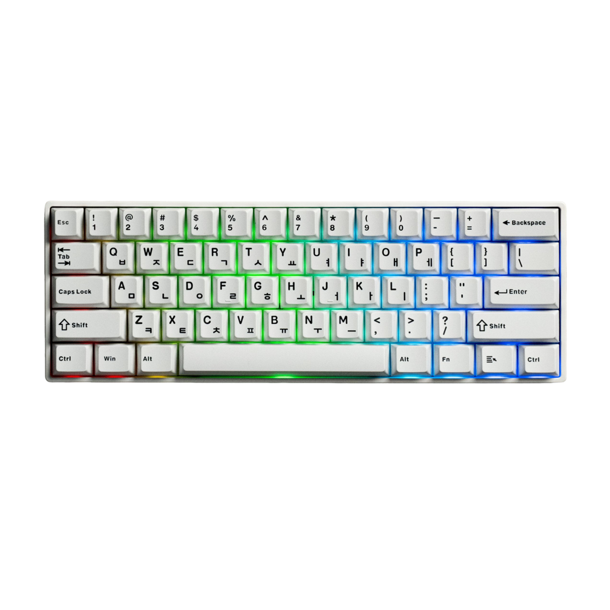 FUN60 Max HE 마그네틱 키보드 (한글 키캡)