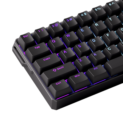 FUN60 Ultra Black Magnetic Keyboard Keycaps