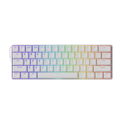 FUN60 Ultra White Magnetic Keyboard