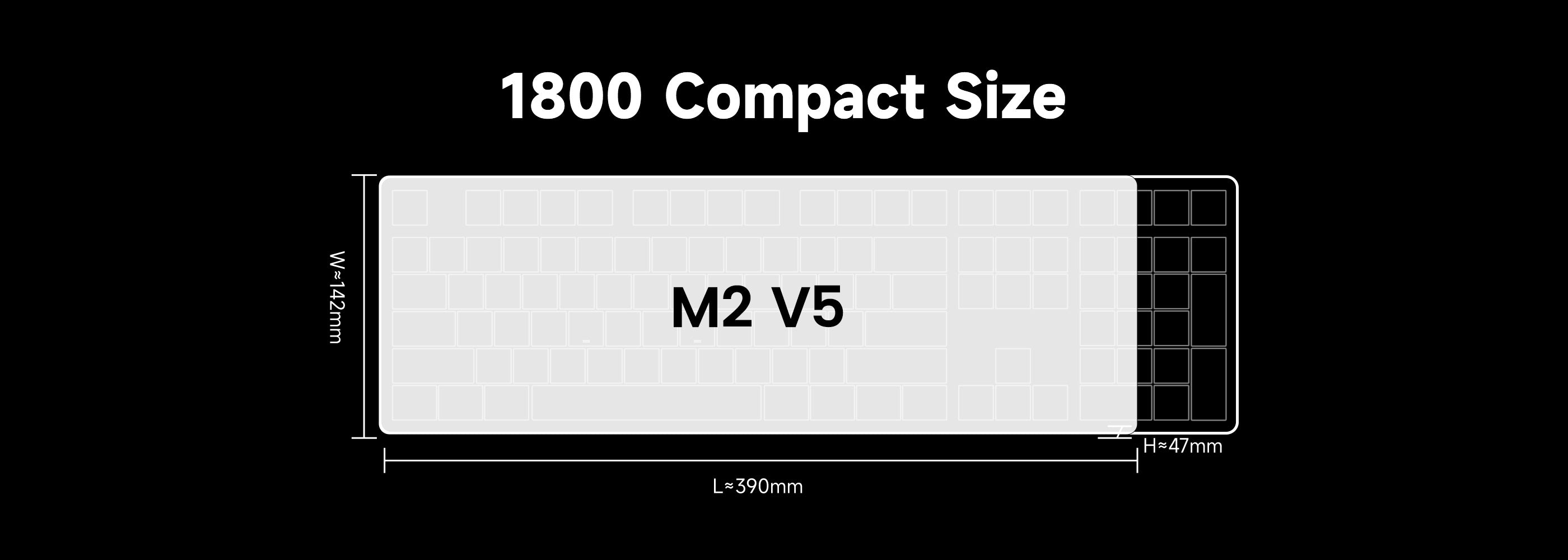 MonsGeek-M2-V5-HE-Black-Transparent-Size