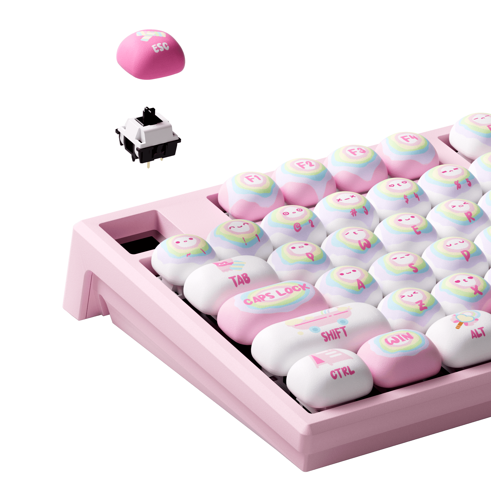 MG108B Rainbow Marshmallows 기계식 키보드