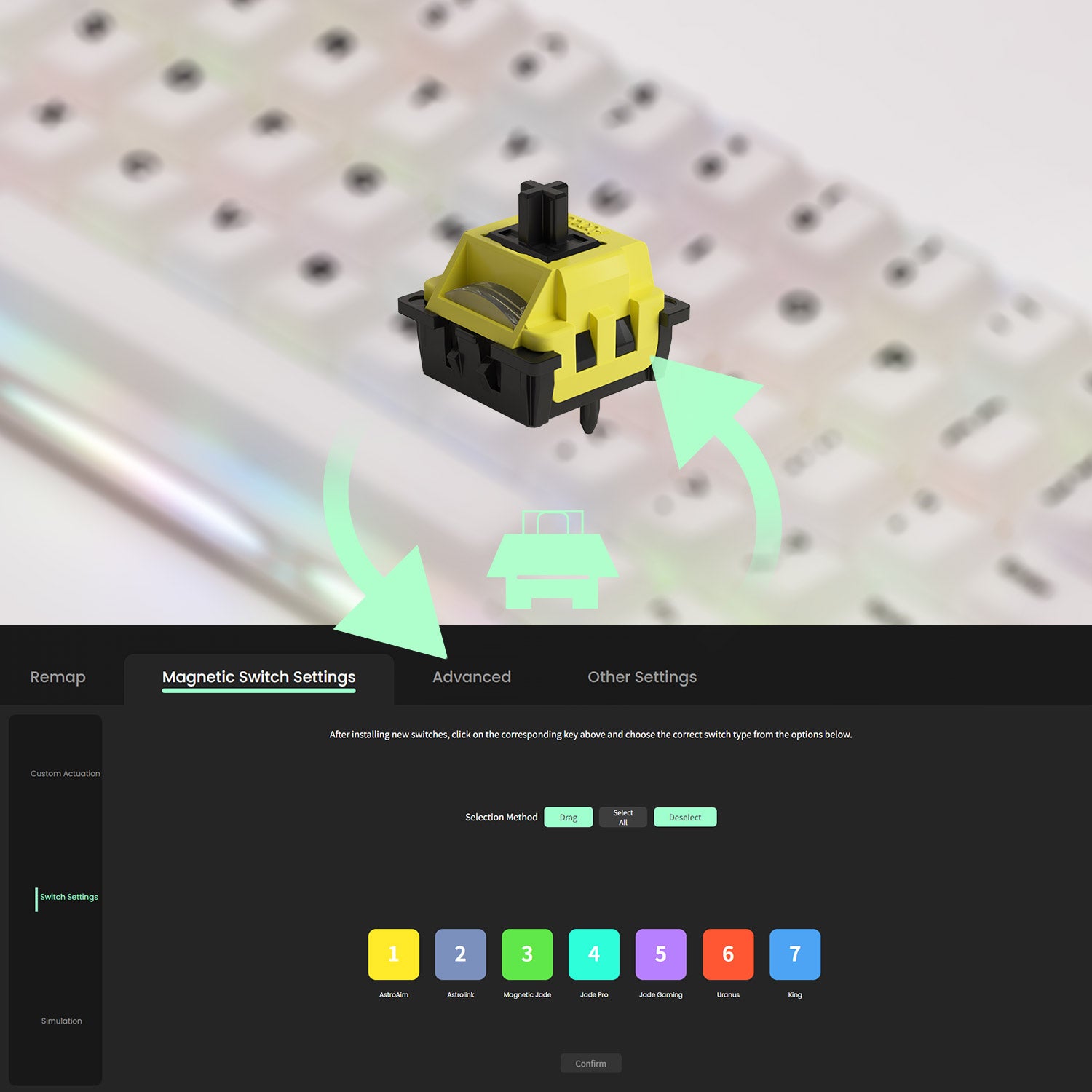 MonsGeek-Verve68-Cross-compatible-with-Mainstream-Magnetic-Switches