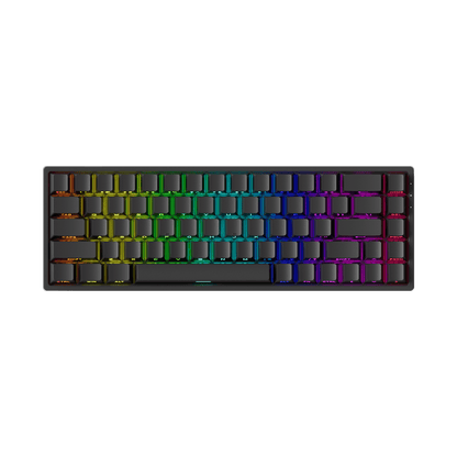 Monsgeek FUN68 HE Magnetic Keyboard Black Version with RGB on