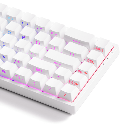 Monsgeek FUN68 HE Magnetic Keyboard White Version Close Details