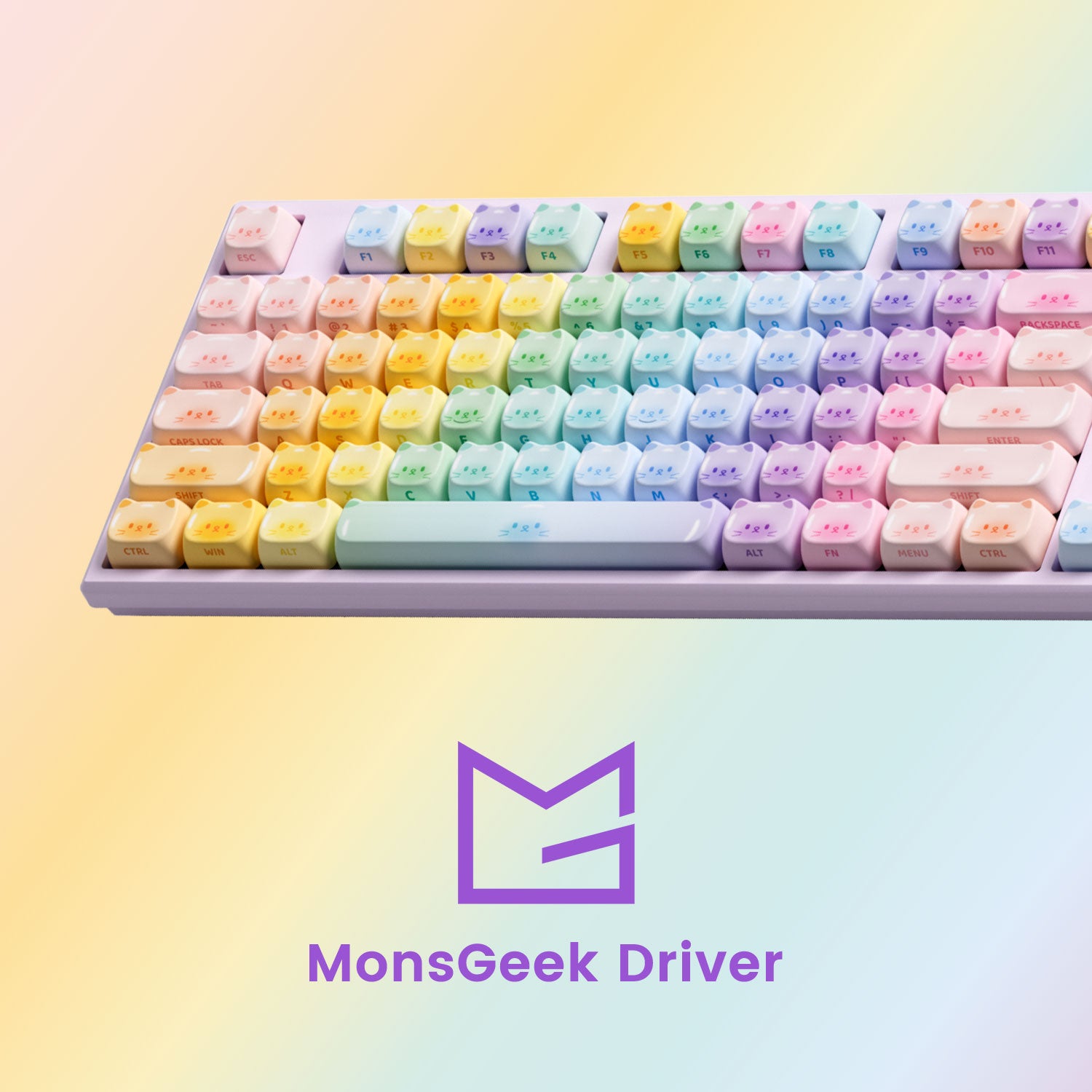 Monsgeek-MG108B-Colorful-Cats-Driver