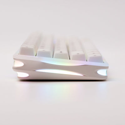 Verve68 HE keyboard with RGB lighting on a white background