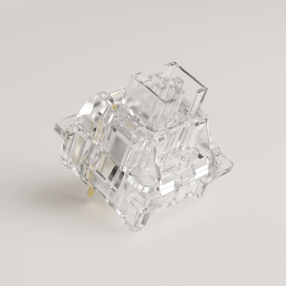 Akko V3 Crystal Pro linear switches side view