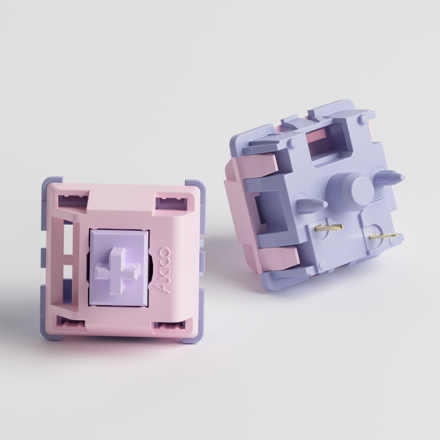 Akko V3 Fairy Silent Switch upper and lower side details