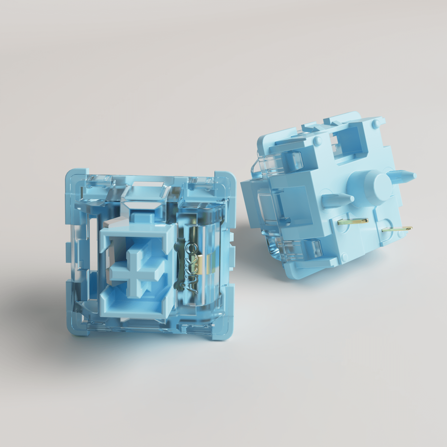 V3 Creamy Blue Pro Switch (Tactile, Lubed)