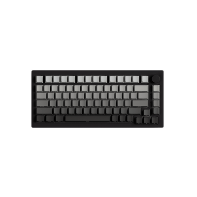 Black Gradient Keycap Set Install on the 75% Keyboard