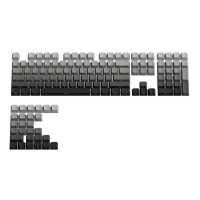 Black Gradient Keycap Set (135-Key) Front View