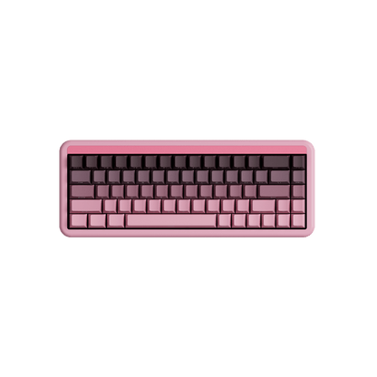 Black & Pink Gradient Keycap Set Install on the 60% Keyboard