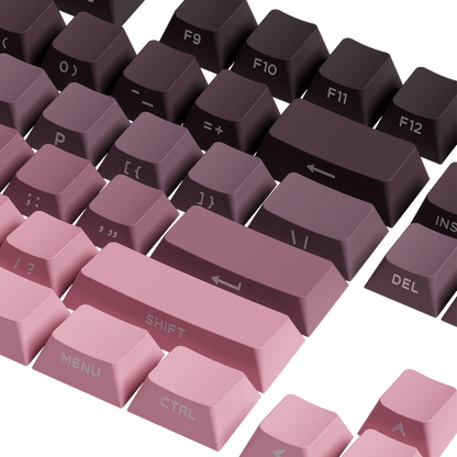 Black & Pink Gradient Keycap Set Key Details