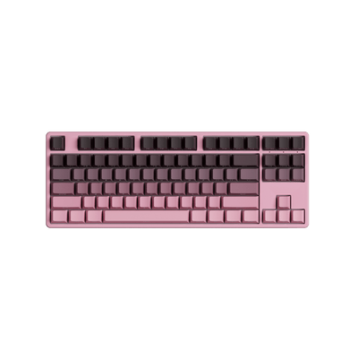 Black & Pink Gradient Keycap Set Install on the TKL Keyboard