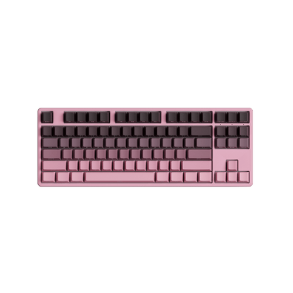 Black & Pink Gradient Keycap Set Install on the TKL Keyboard