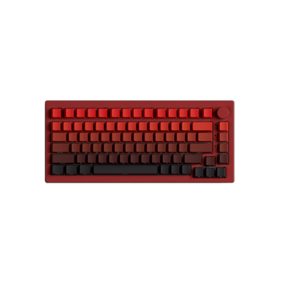 Blaze Gradient Keycap Set Install on the 75% Keyboard