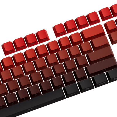 Blaze Gradient Keycap Set Key Side Details