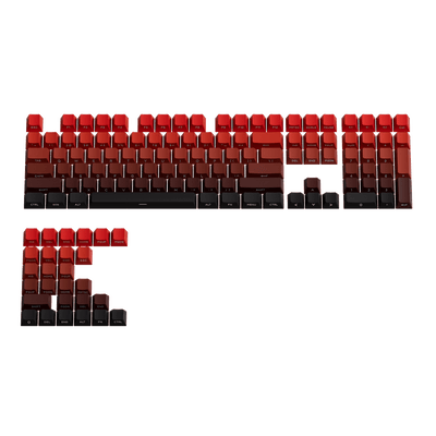 Blaze Gradient Keycap Set 135 Key Front View