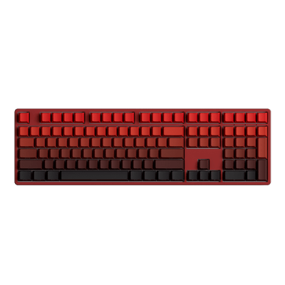 Blaze Gradient Keycap Set Install on the Full Size Keyboard