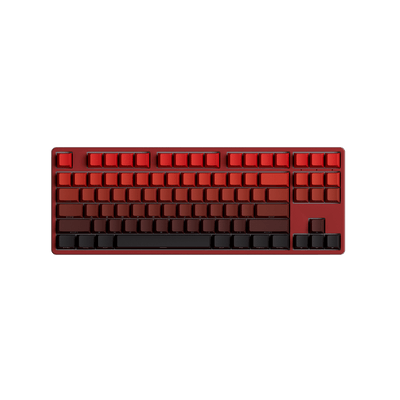 Blaze Gradient Keycap Set Install on the TKL Keyboard