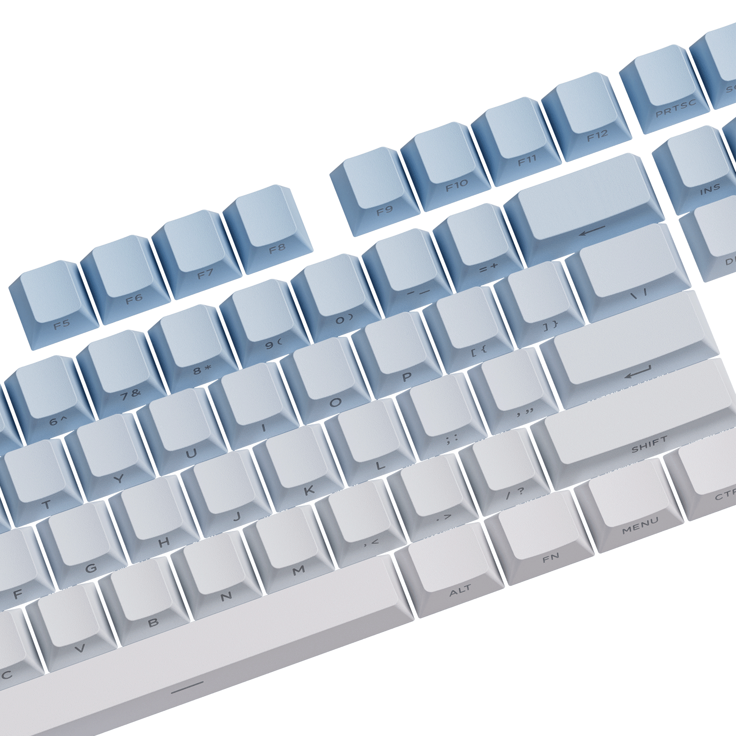 Veekos Blue Gradient Keycap Set Key Details