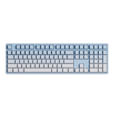 Veekos Blue Gradient Keycap Set install on the full size keyboard