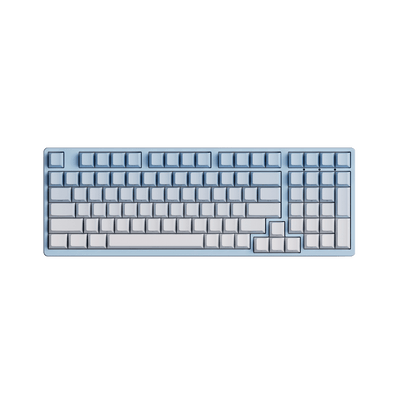 Veekos Blue Gradient Keycap Set install on the 1800 compact keyboard
