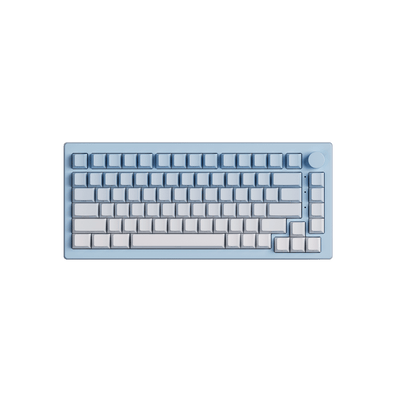 Veekos Blue Gradient Keycap Set install on the 75% size keyboard