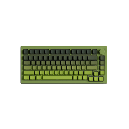 Forest Gradient Keycap Set Install on the 75% Keyboard