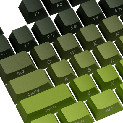 Forest Gradient Keycap Set Key Details