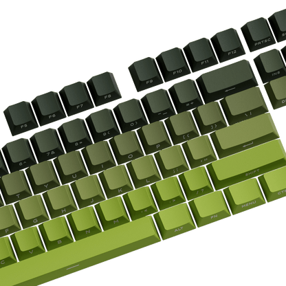 Forest Gradient Keycap Set Key Details