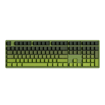 Forest Gradient Keycap Set Install on the Full Size Keyboard