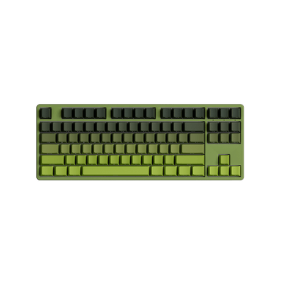 Forest Gradient Keycap Set Install on the TKL Keyboard