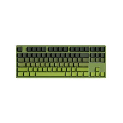 Forest Gradient Keycap Set Install on the TKL Keyboard