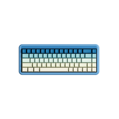 Iris Gradient Keycap Set Install on the 60% Keyboard